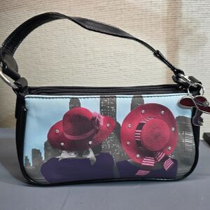 LIFE Friends Red Hat Society Rhinestone Mini Shoulder Bag Purse Sisters Y2K